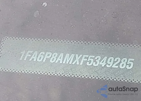 2015 Ford Mustang V6 из США, поврежденный, VIN 1FA6P8AMXF5349285